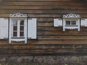Фото номера Дом с 2 спальнями Дома для отпуска Baublys Lake Lodge г. Viktarinas 24