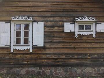 Фото номера Дом с 2 спальнями Дома для отпуска Baublys Lake Lodge г. Viktarinas 40